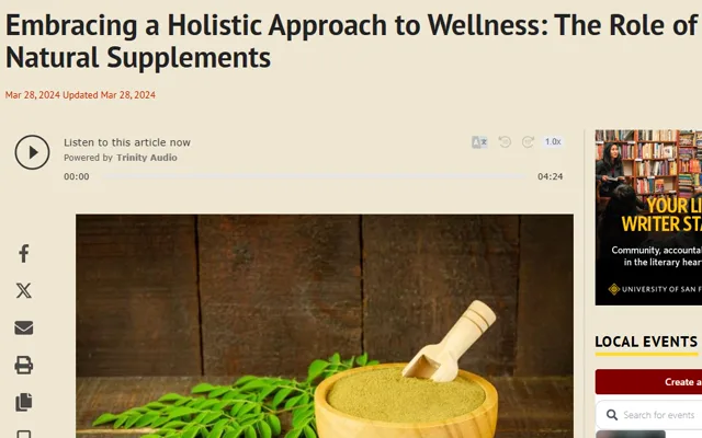 Article published on SF Examiner