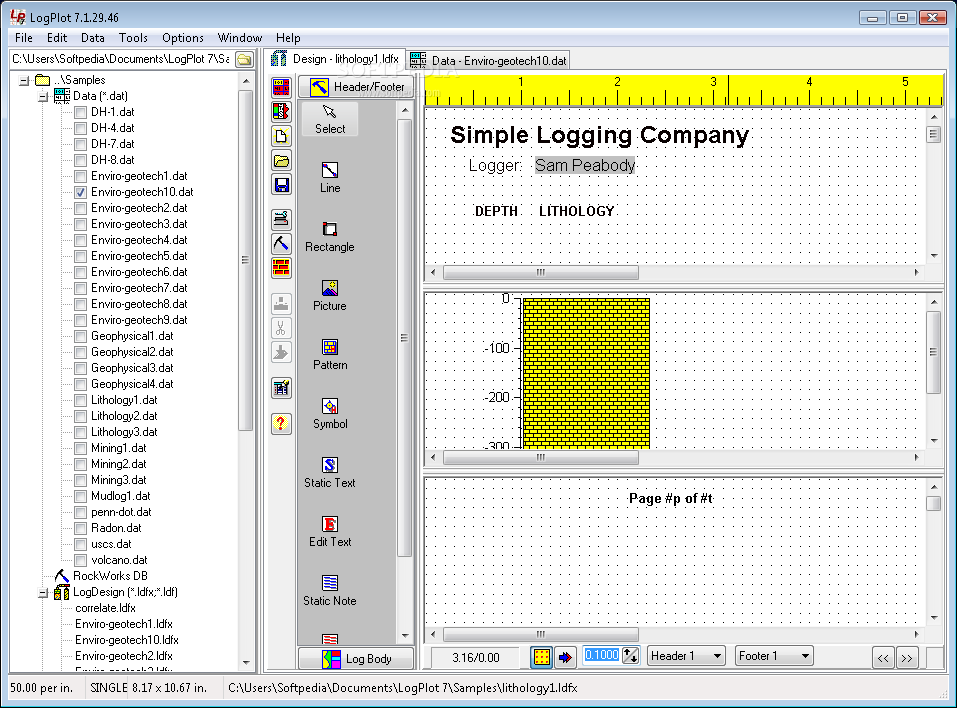 log plot software free download