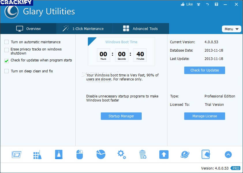 Glary Utilities Pro 5 Serial Key Free Download