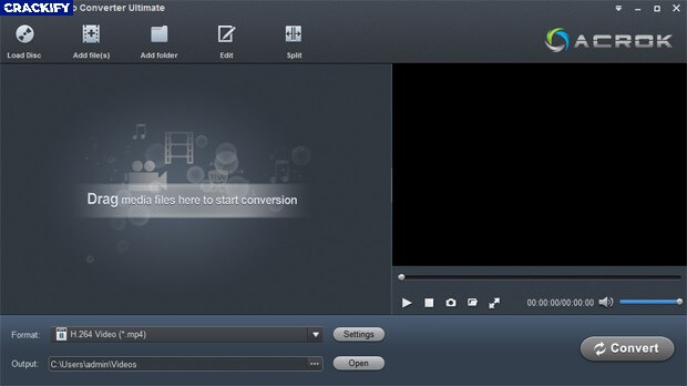 Acrok video converter ultimate for mac pro