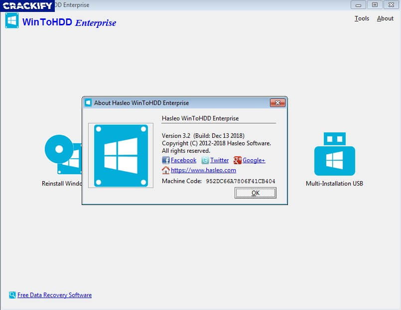 WinToHDD Enterprise Crack Free Download