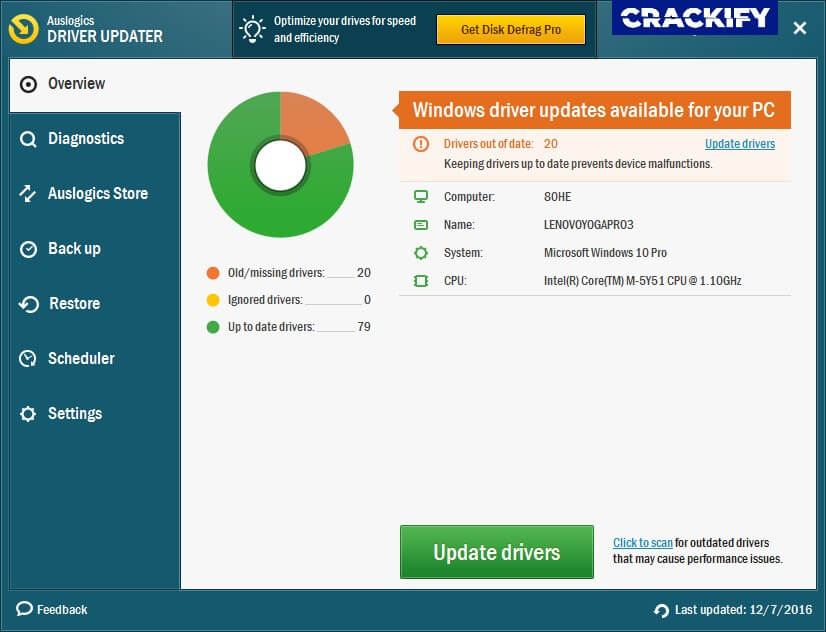 Auslogics Driver Updater Crack Free Download