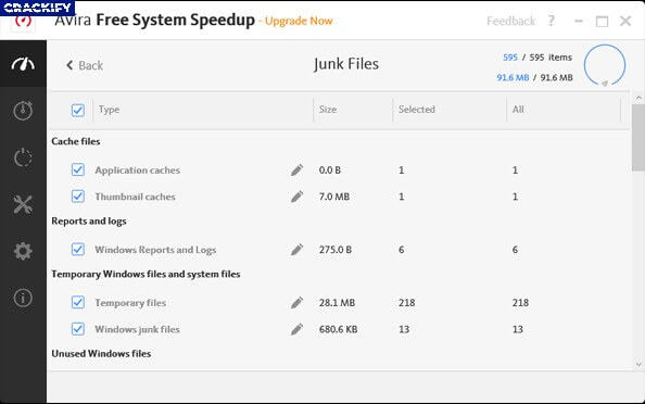 Avira System Speedup Screenshot 1