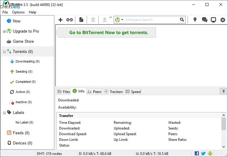 uTorrent Pro Screenshot 2